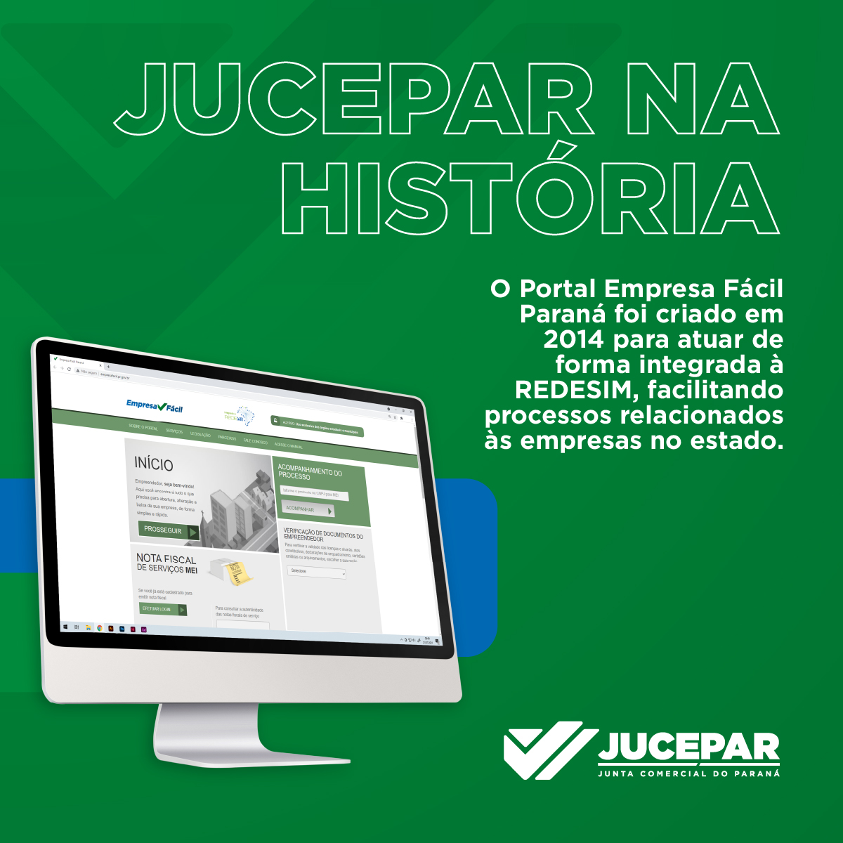 Jucepar Na História