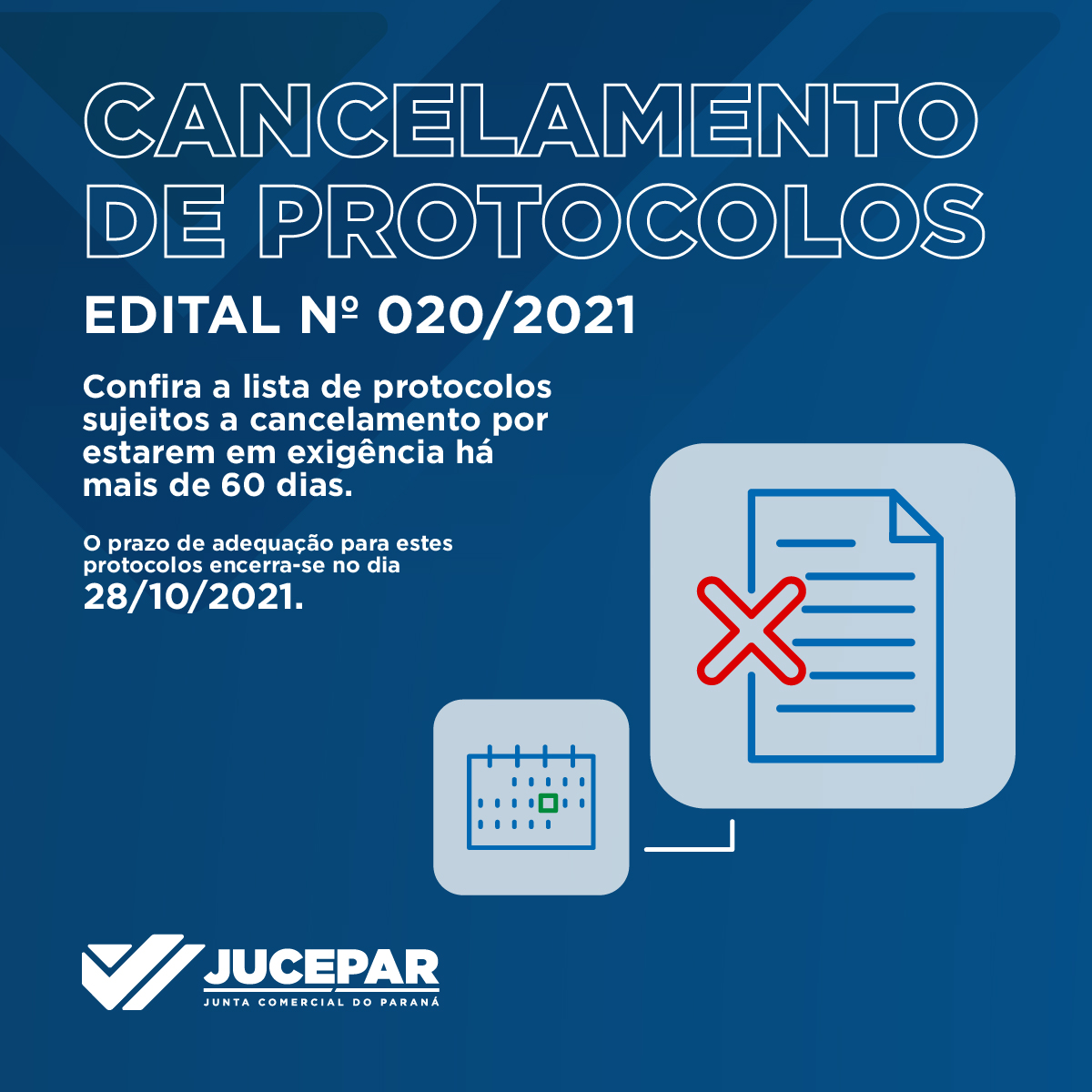 Cancelamento de Protocolos