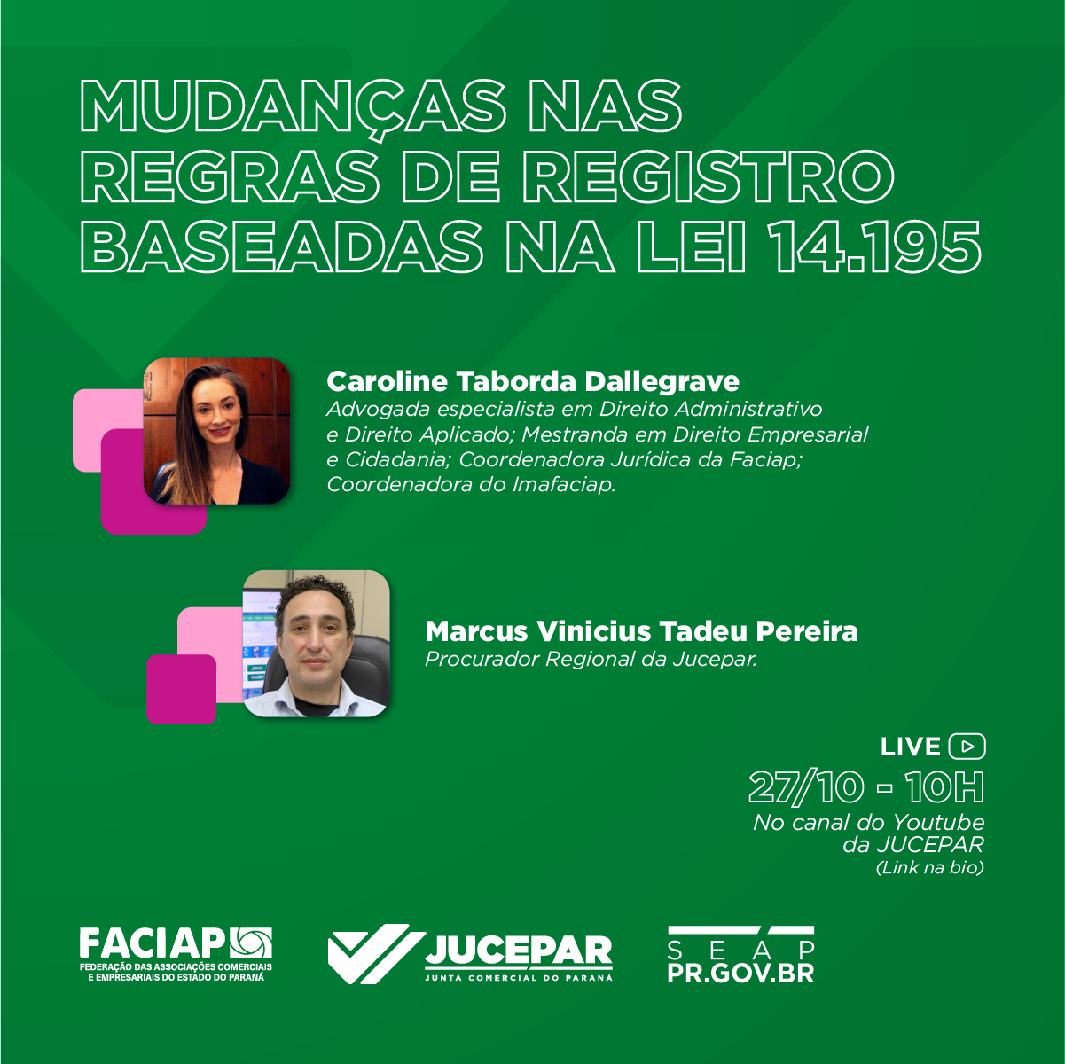 Live Mudanças Lei 14195