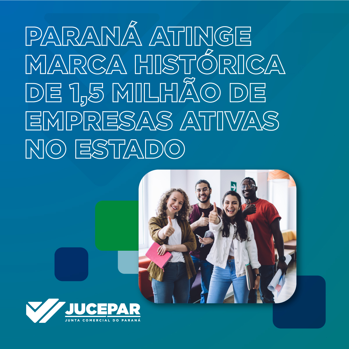 Paraná atinge 1,5 milhão de empresas ativas