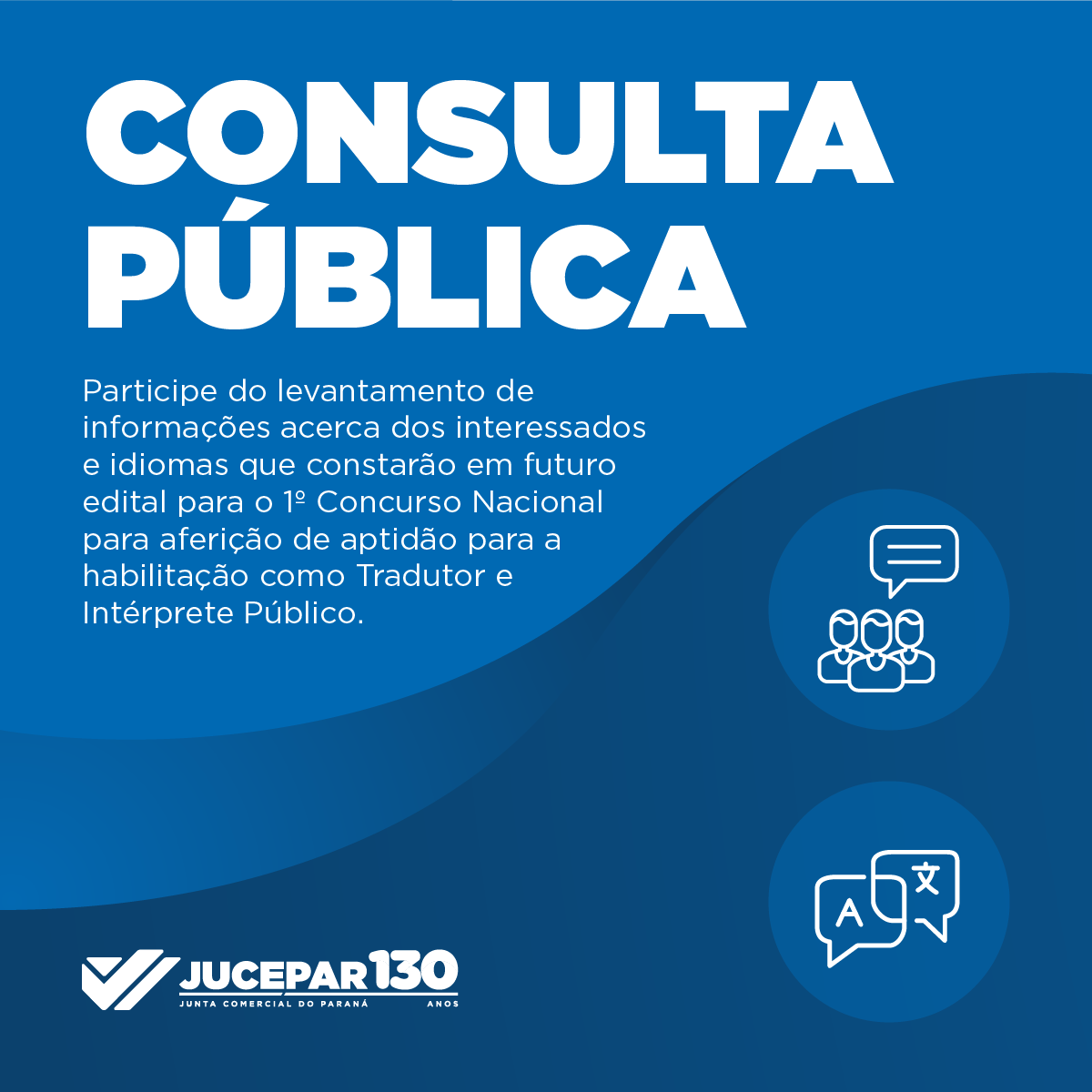 Consulta Pública Tradutores e Intérpretes