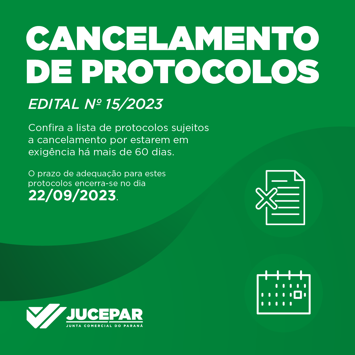 Cancelamento de Protocolos