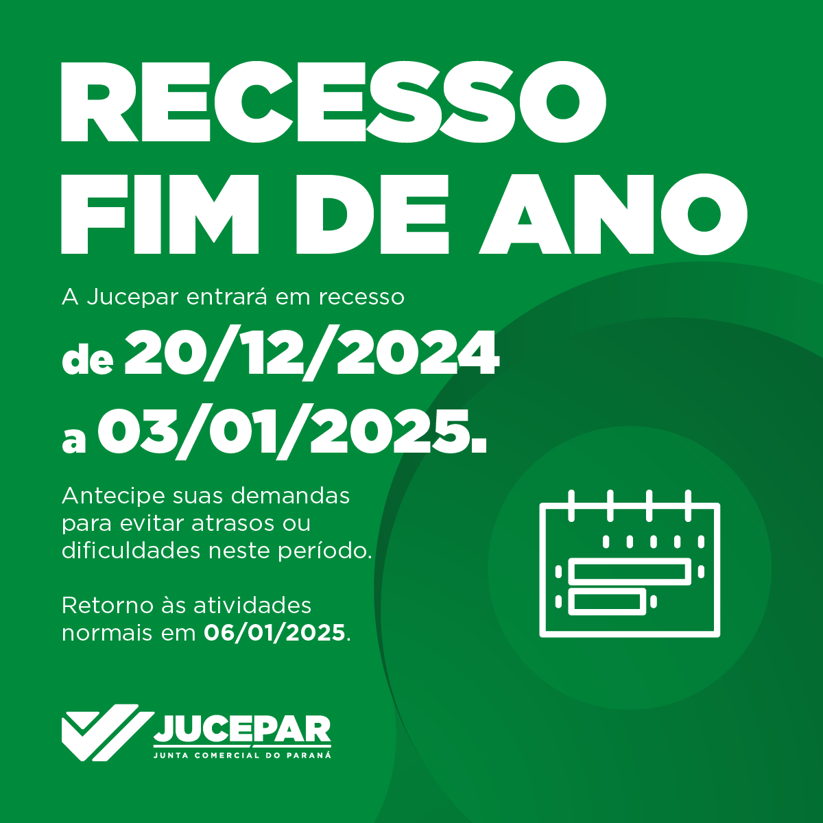 Recesso Fim de Ano