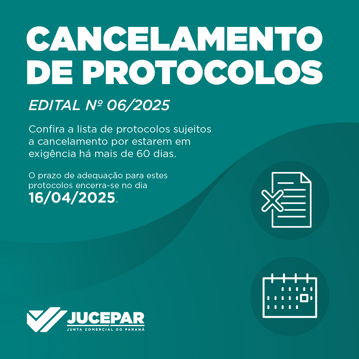 Cancelamento de Protocolos