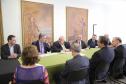 Prefeito Rafael Greca em reuniâo para integração de Curitiba à rede SIM.Curitiba, 08/02/2017.Fotos: Joel Rocha/SMCS