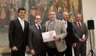 Governador Beto Richa participa da formatura de Agentes de Crédito da Fomento Paraná. Participaram do evento: presidente da Fomento Paraná, Juraci Barbosa Sobrinho, os secretários do Trabalho, Emprego e Economia Solidária, Luiz Claudio Romanelli e da Fazenda Luiz Carlos Hauly, e os deputados Douglas Fabrício e Fernando Scanavaca. Curitiba, 19-08-13. 