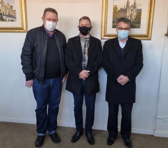 Visita do Presidente do CRC/PR e Secretário do Desenvolvimento Econômico de Pinhais