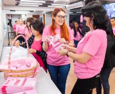 Servidores da Jucepar participam de palestra sobre prevenção do câncer de mama