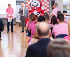 Servidores da Jucepar participam de palestra sobre prevenção do câncer de mama