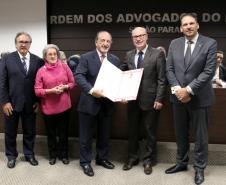 Evento foi marcado pelas homenagens aos advogados e parceiros que auxiliaram a OAB nas causas da advocacia e da sociedade