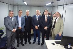Participaram da inauguração os presidentes da Jucepar, Ardisson Akel, do SESCAP-PR, Mauro Kalinke; da FECOPAR, Divanzir Chiminacio;  e os vice-presidentes da Jucepar, Valdir Pietrobon; do CRCPR, Marcos Rigoni e do SICONTIBA, Dirceu Tadeu Vaz além de alguns colaboradores e vogais da Jucepar.
