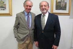 Presidente ds Jucepar, Ardisson Akel, recebe o presidente da ACP, Gláucio José Geara