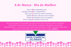 Cartão do Dia das Mulhers