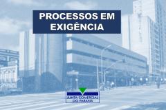 Processos em exigência