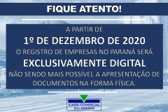 Registro exclusivamente digital