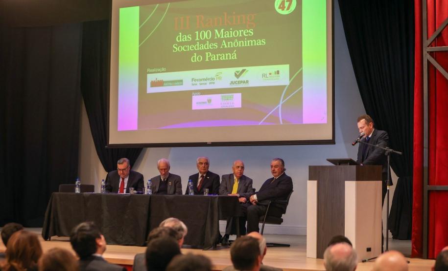 III Ranking das 100 maiores Sociedades Anônimas do Paraná