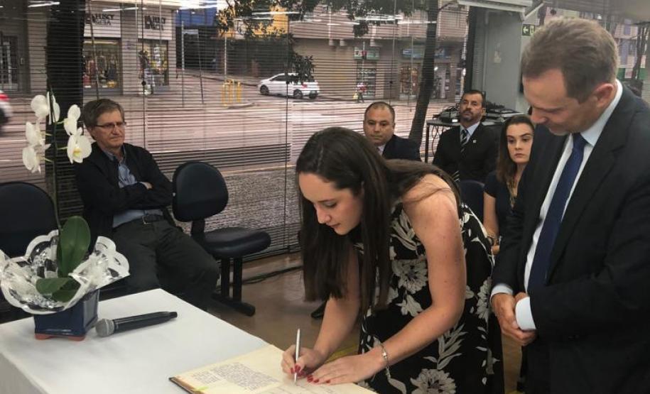 055 Diretoria também assina termo