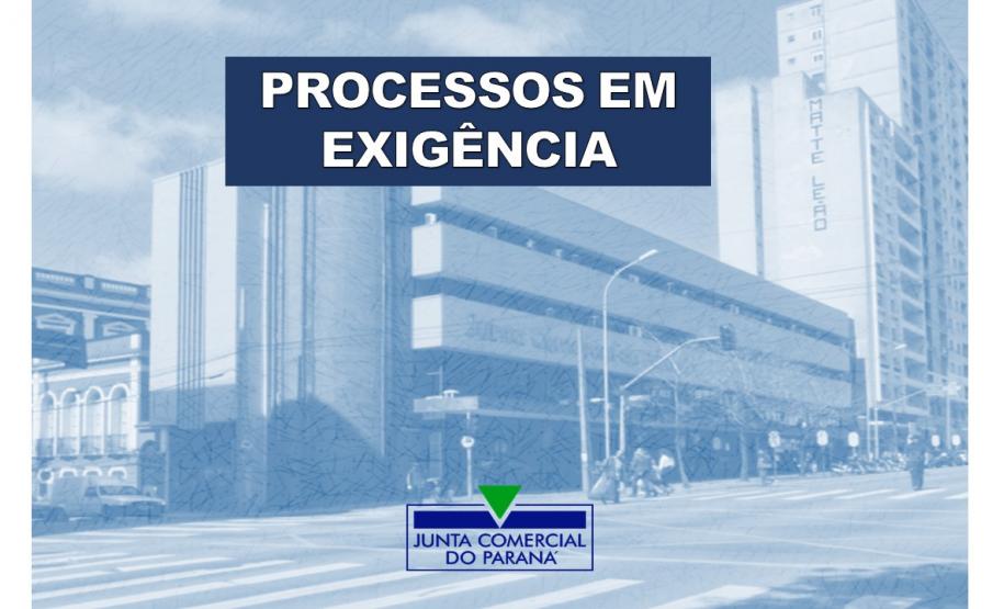 Processos em exigência Processos em exigência